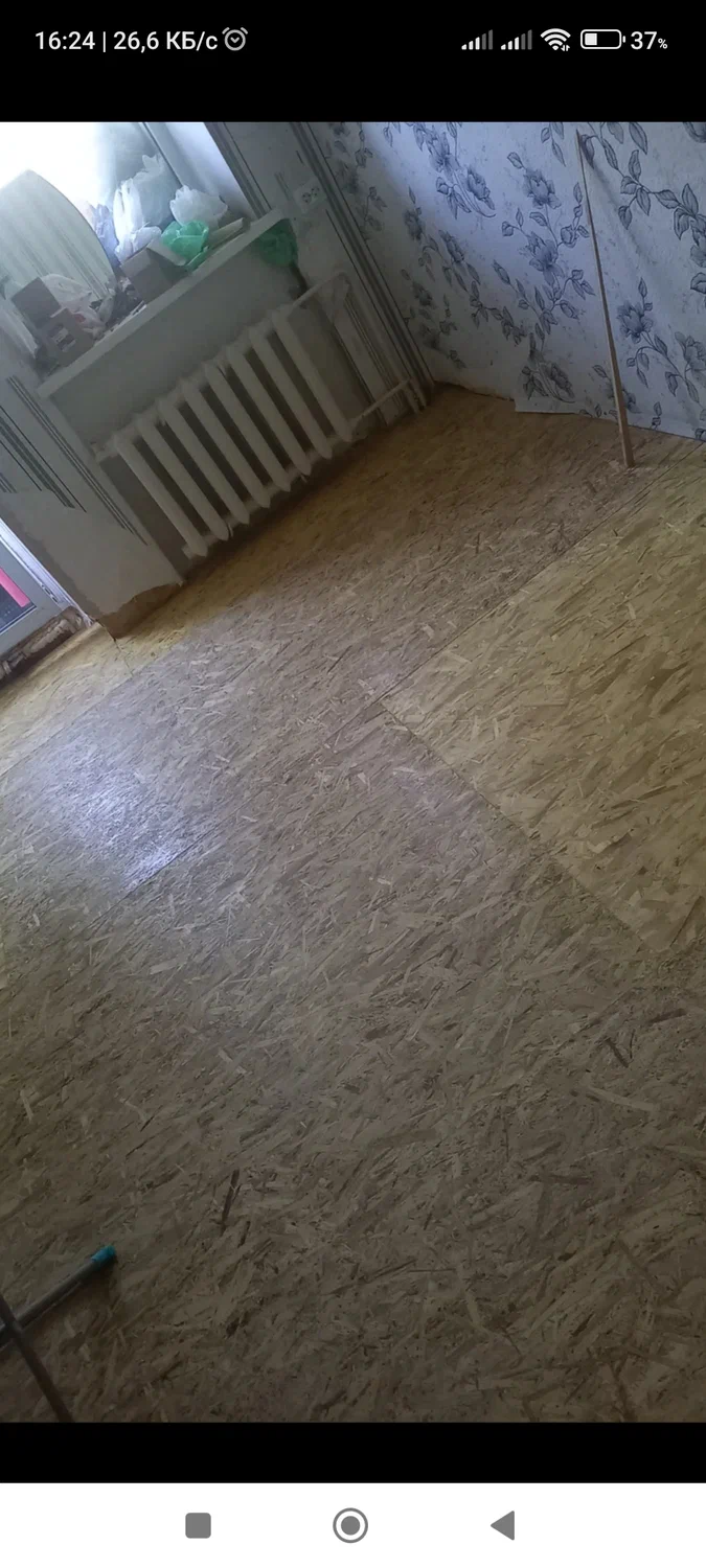 Демонтаж и монтаж пола.