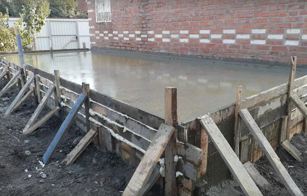 Фундамент под пристройку к дому